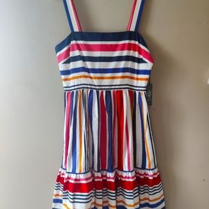 Vince Camuto Size 6 Striped Dress